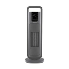 Morphy Richards HeatFlux Slim 2kw Ceramic Tower Fan Heater & Remote Control Grey