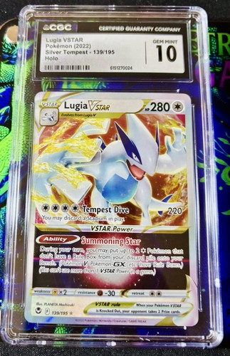 Lugia VSTAR graded CGC 10 for sale on eBay