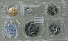 1964 US Mint Proof Set with Kennedy Half Dollar Accented Hair Variety Milk Spot