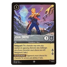 Pocahontas John Smith Disney Lorcana Trading Card Undaunted Protector 193/204 NM