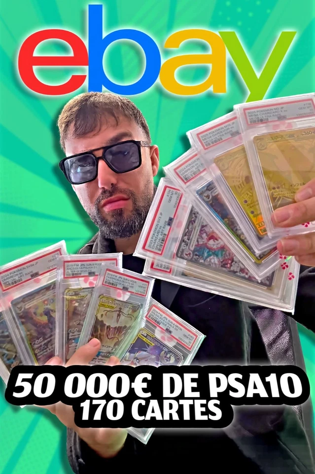 DAVID LAFARGE 50 000 EUROS DE CARTES PSA 10 ULTIME
