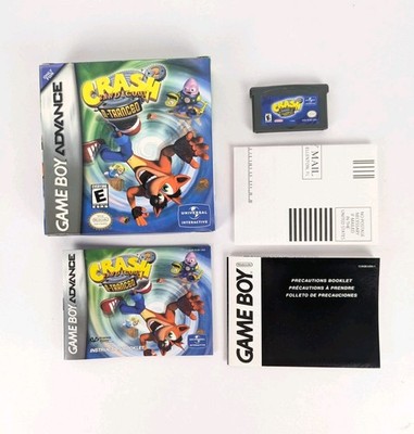 Crash Bandicoot 2: N-Tranced (Nintendo Game Boy Advance, 2003) GBA Complete CIB