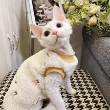 Sphinx Hairless Cat German Cat Clothes Spring and Autumn New Hoodie Elastic Pure