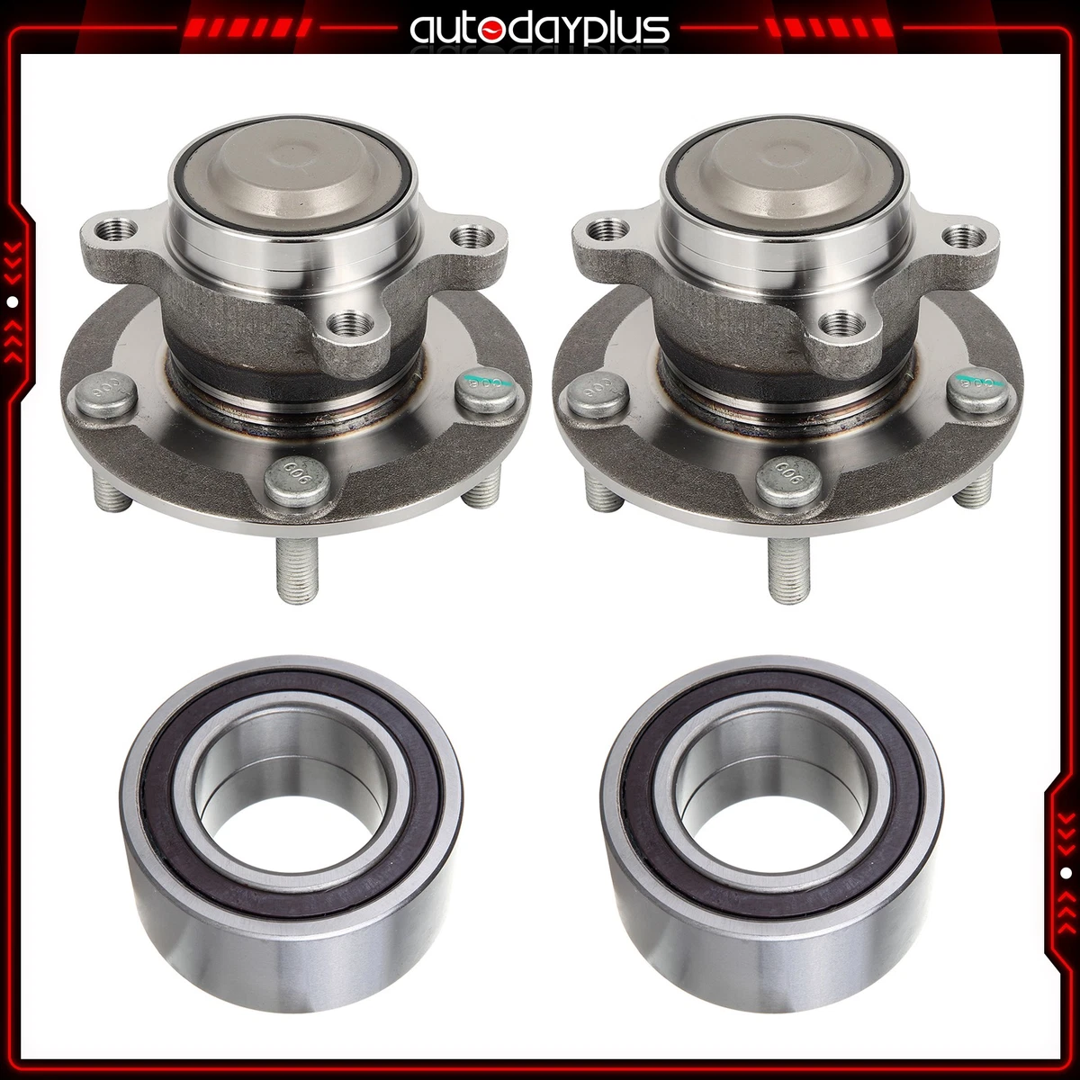 A-Premium Par (2) Conjunto De Eje Homocinético Delantero Compatible Con Honda Civic EX 2017-2021 - View #3