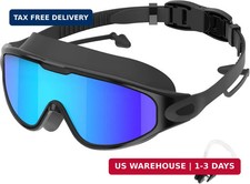 NSSIW Goggles Swimming Adult Swim-Goggles: Wide View with UV400 Protection Anti