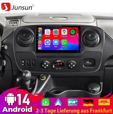 2+64G Android14 Carplay Für Renault Master Opel Movano Nissan FM DAB+ Autoradio