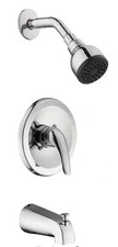 Glacier Bay Aragon Tub and Shower Faucet in Chrome Valve Included