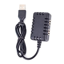 7.4V USB Charge Cable with 2 XH-3P Plug for LiPO Li-Ion RC Toys Battery