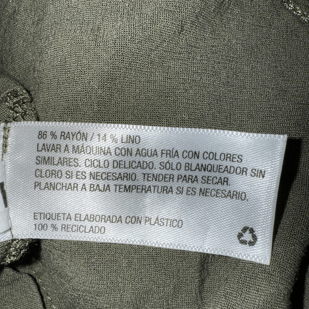 Universal Thread Army green Button-Front Mini Dre… - image 7