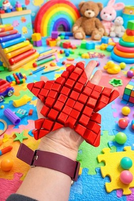 3D-gedruckter Flexi Stoff Fidget Stern Fisch Stern Super Flexi sensorisch artikuliert  