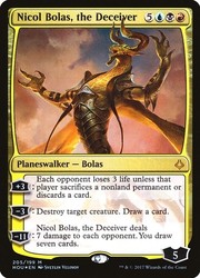 Nicol Bolas, the Deceiver (Foil) - Hour of Devastation #205/199