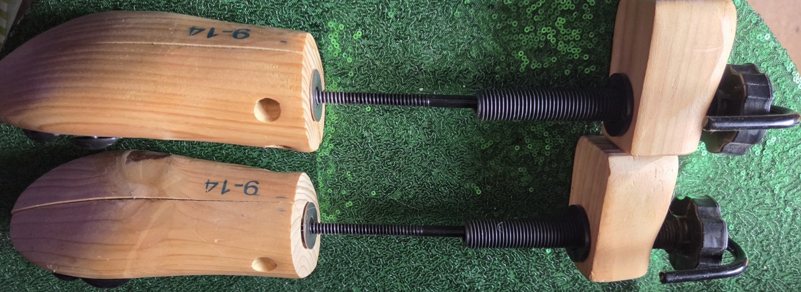 Pair of Premium Professional Wooden Shoe Trees,  Stretcher We Used /Mens Sz 12