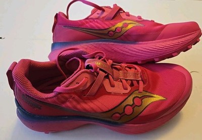 Saucony Women's Endorphin Edge Trail Running Shoes, Prospect Quartz, 9.5 US