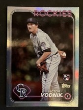 2024 Topps Rainbow Foil #607 Victor Vodnik RC Colorado Rockies