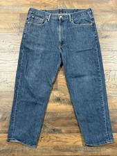 Levi's 550 Men's Relaxed Fit Straight Leg Denim Jeans Blue, Size 40x30