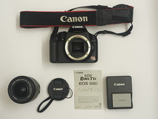 Canon EOS Rebel T1i DSLR Camera w/18-55mm Lens memory, battery, charger, bag 