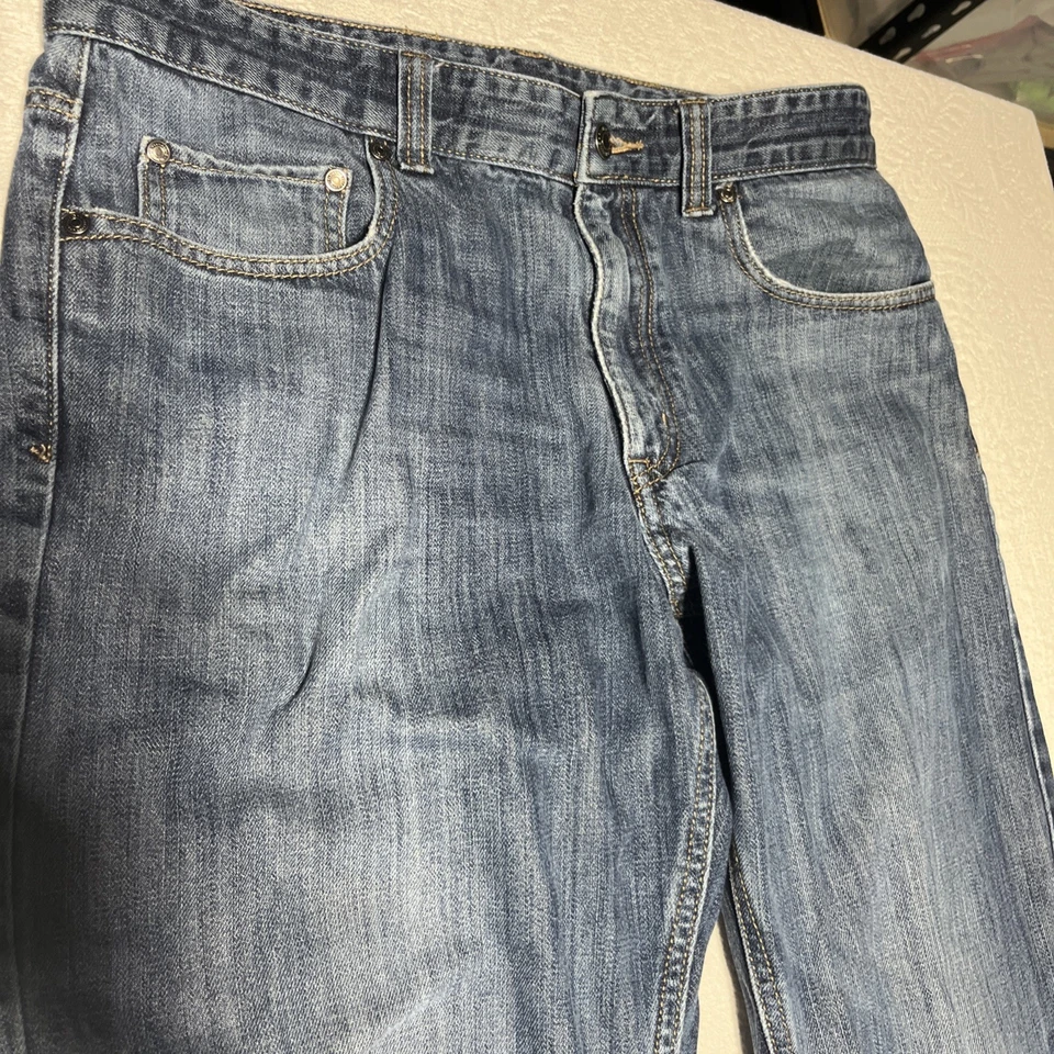 Jeans Claiborne Vintage 34x32 Calce Relajado Retro Sueltos Años 2000 Azul Denim Foto 2 de 4
