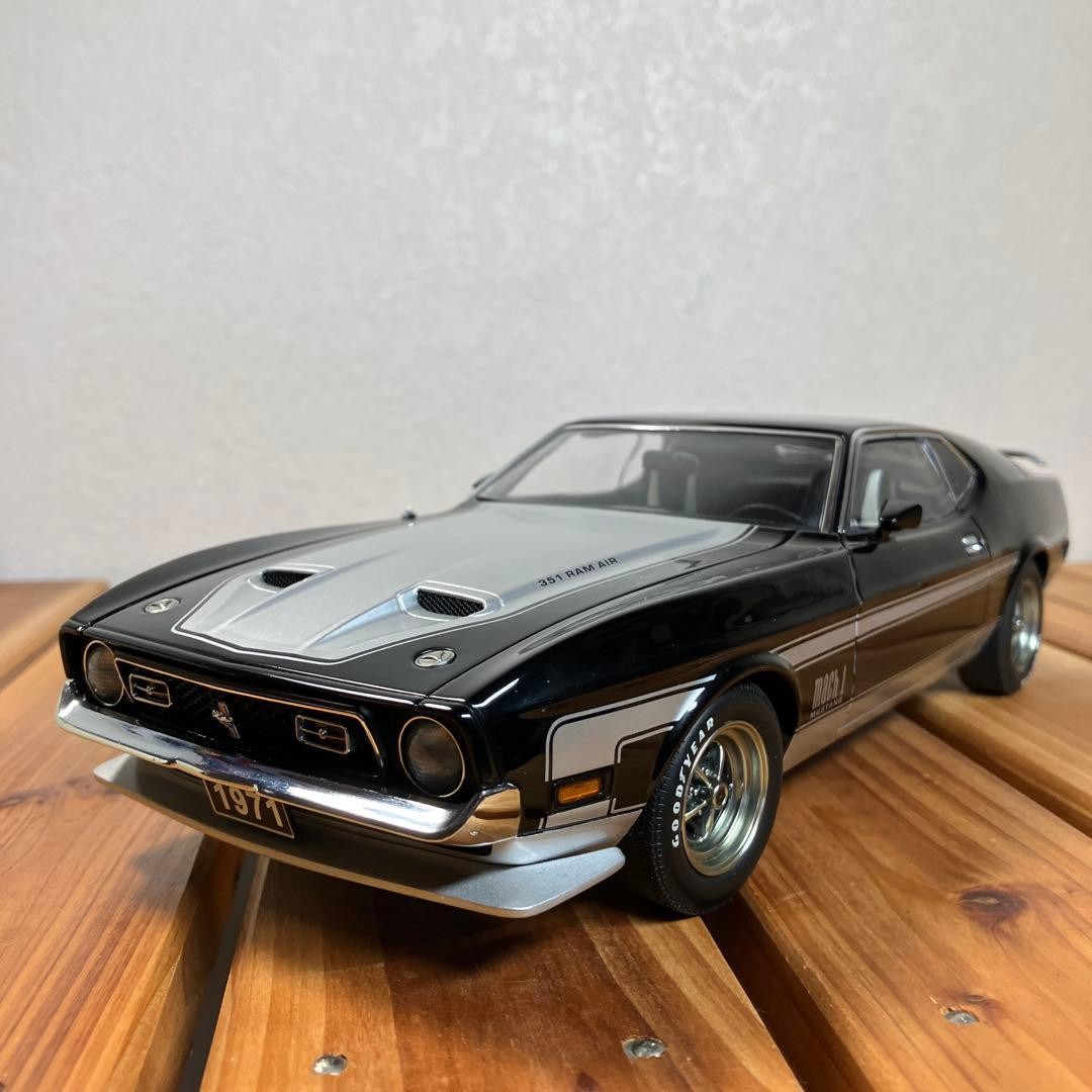 AUTOart 1/18 Ford Mustang Mach I Fastback 1971 Black Used | eBay