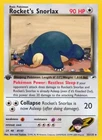 Rocket's Snorlax - GYHE 033 Pokemon - Light Play