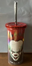 Pennywise, IT CHAPTER 2 Drinking Cup With Straw 20oz