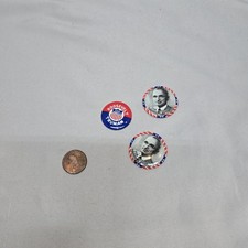 1948 HARRY TRUMAN President campaign pin pinback button political Lot Of 3 Pins