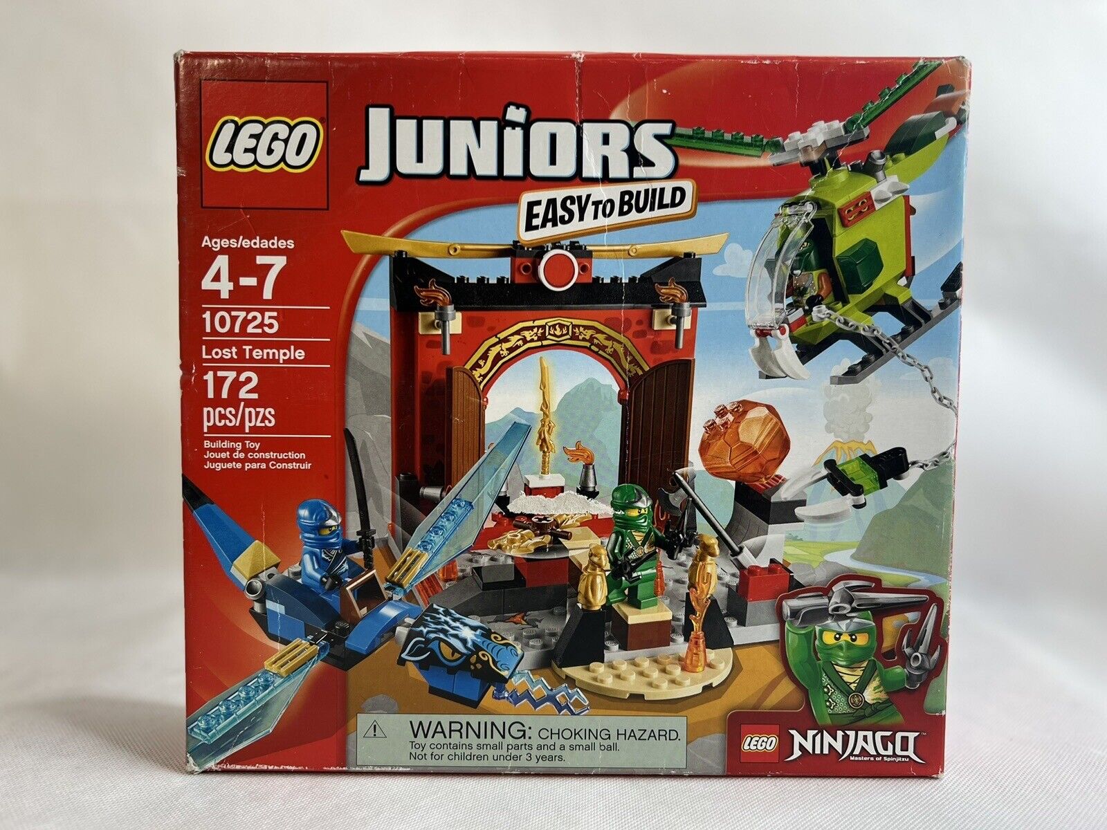 Lego Juniors Easy To Build Ninjago Lost Temple Set 10725 New In Box