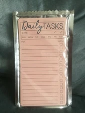 CVS DAILY TASK PAD WITH 60 SHEETS AND PINK PAPER - NEW IN PACKAGE
