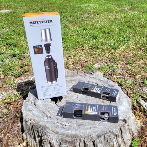 SPEDIZIONE USA ๐บ๐ธ NERO Terere Mate System STANLEY acciaio inox kit originale 1,2 L - Foto 24 di 32