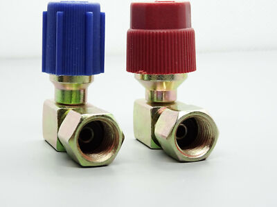2 Adapter Retrofit Connection Car Air Conditioning Conversion Kit R12 To R134A