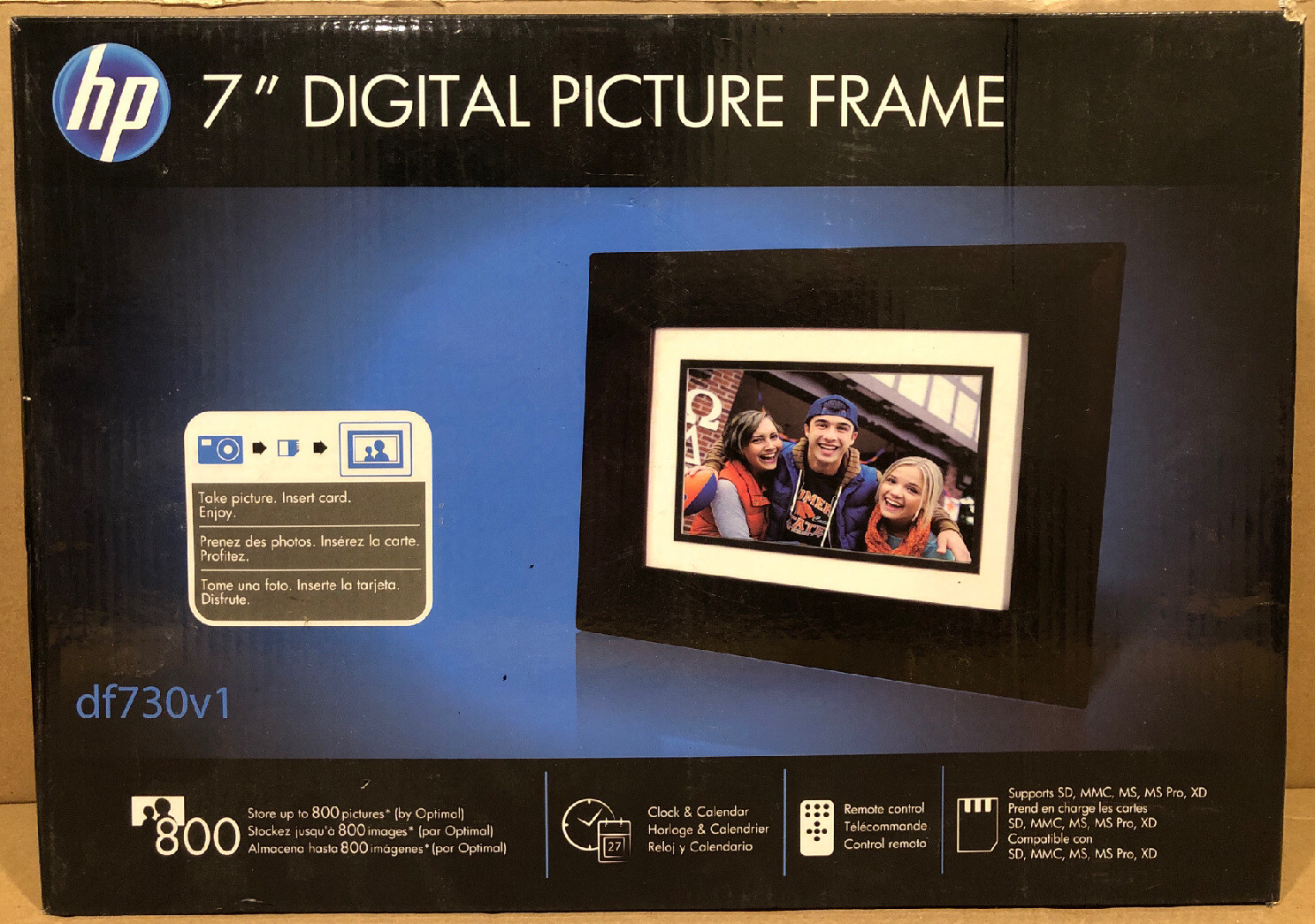 HP 7” Inch Digital Picture Photo Frame DF730V1 878784004732 eBay