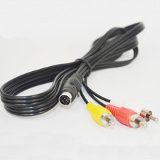 7 Pin S-VIDEO Male To 3 RCA Male Audio Video Component Cable AV Converter 1.5 m
