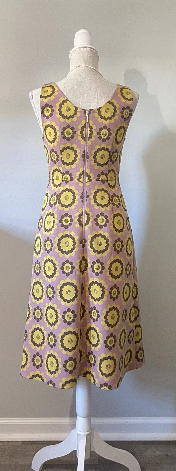 Abito a maglia floreale Kate Spade hippie taglia 2