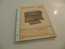 Thomas Organ Celebrity Royale A7181 Service Repair Shop Manual Schematics