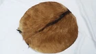 New Djembe Drum Head 18" Goat Skin Natural Fur Bonga Head Skin Renaissance Drums