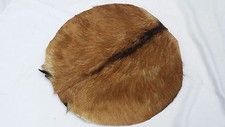 New Djembe Drum Head 18" Goat Skin Natural Fur Bonga Head Skin Renaissance Drums