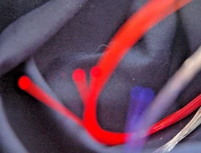 FIBER OPTICS, .029" Sight Pins .029"VIBRANT COLOR TOUGH RED