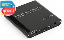 Mini HDMI Media Player 1080P HDD RM RMVB DIVX AVI MKV USB SD MPEG JPEG MOV SDHC