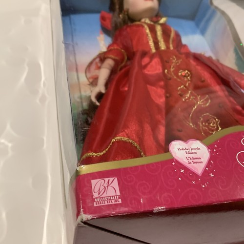 Disney Princess Belle Porcelain Keepsake Doll 2003, Damaged Box Fast Shipping - Picture 2 of 6
