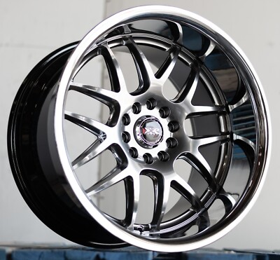 20x11 +11 XXR 526 5x114.3 5x120 Chromium Black SSC Wheels | Set of