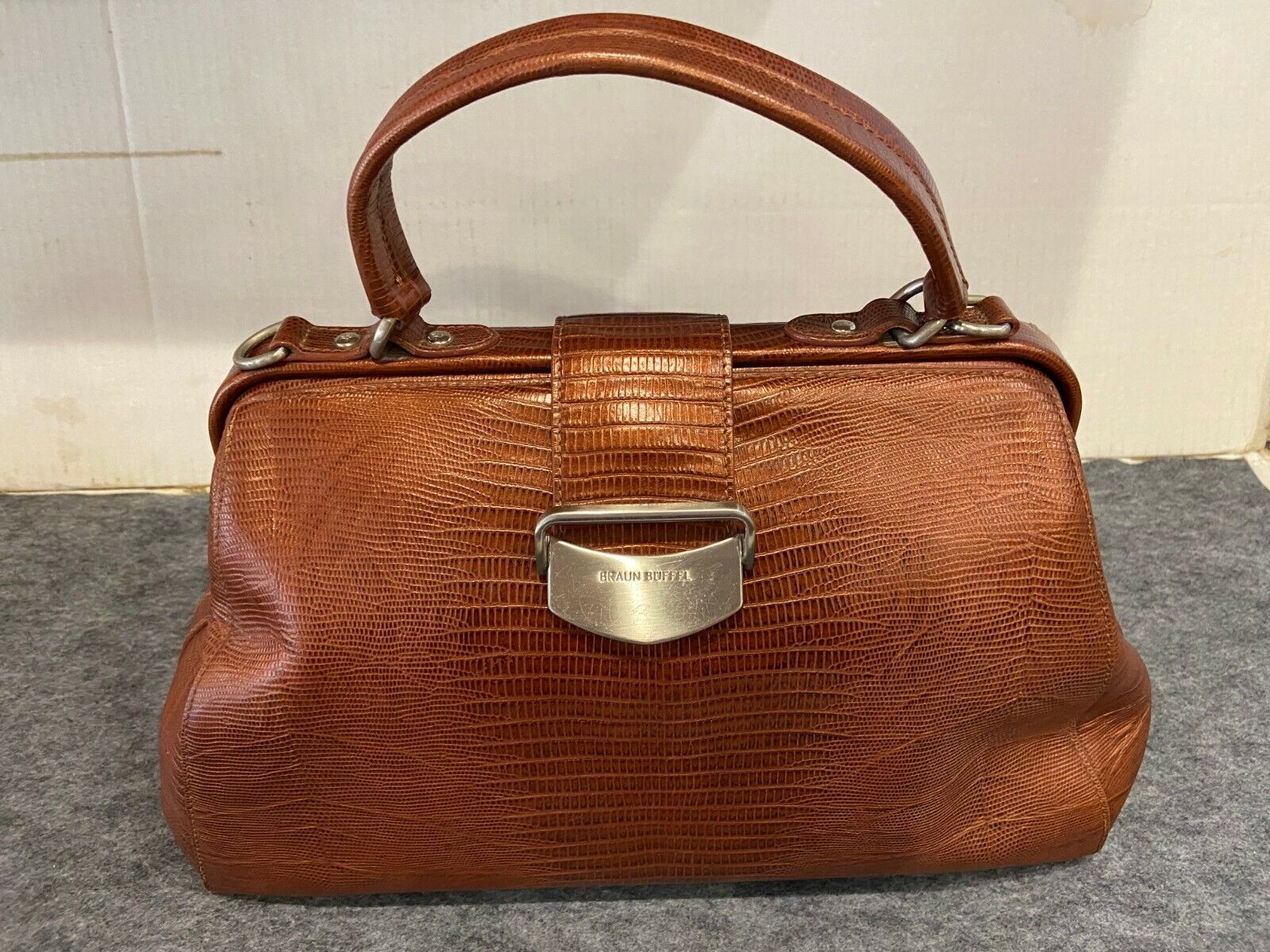 Vintage Braun Buffel Leather Doctor Traveller's Leather Bag Large ...