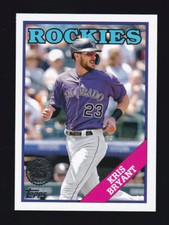 2023 Topps Series 1 #T88-32 KRIS BRYANT Colorado Rockies 1988 Baseball Throwback