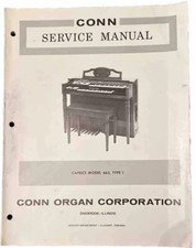 Conn Organ Service Manual, Caprice Model 465, Type 1