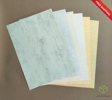 A4 COLOURED Parchment and MARBLE Paper 90gsm 220gsm, Certificates Arts & Crafts