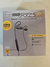 ISOtunes PRO 2.0 - Noise Isolating Bluetooth Earbuds, 27 dB NRR, 16 Hour Battery