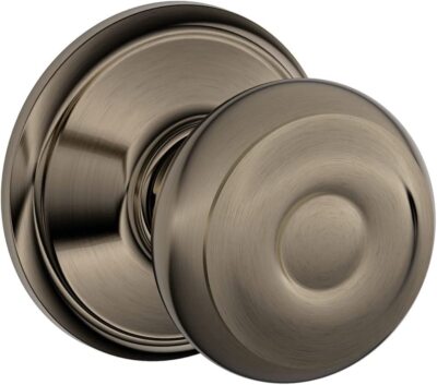 Schlage F10-GEO Georgian Door Knob, Hall & Closet Passage Lock
