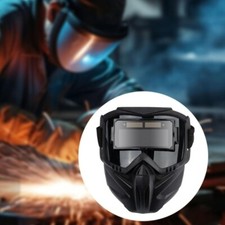 Auto Darkening Welding Mask Adjustable Band Face Protector Grinding Face Shield