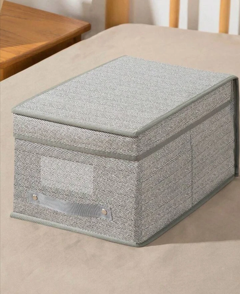 Scatola Salvaspazio Portatutto con Coperchio Contenitore pieghevole 9 Misure - Immagine 4 di 4