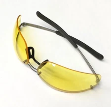 Radians T82-40RD Safety Shooting Glasses - Metal Frame - Amber-Lens