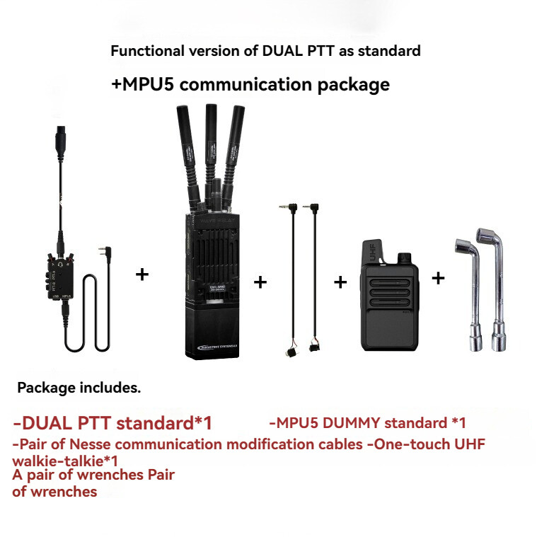 FMA MPU5 Dual Channel Function PTT+MPU5 Dummy Model DIY Walkie