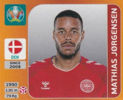 Panini Euro EM 2020 - 2021 Tournament Edition Sticker Nr. 160 Mathias Jorgensen